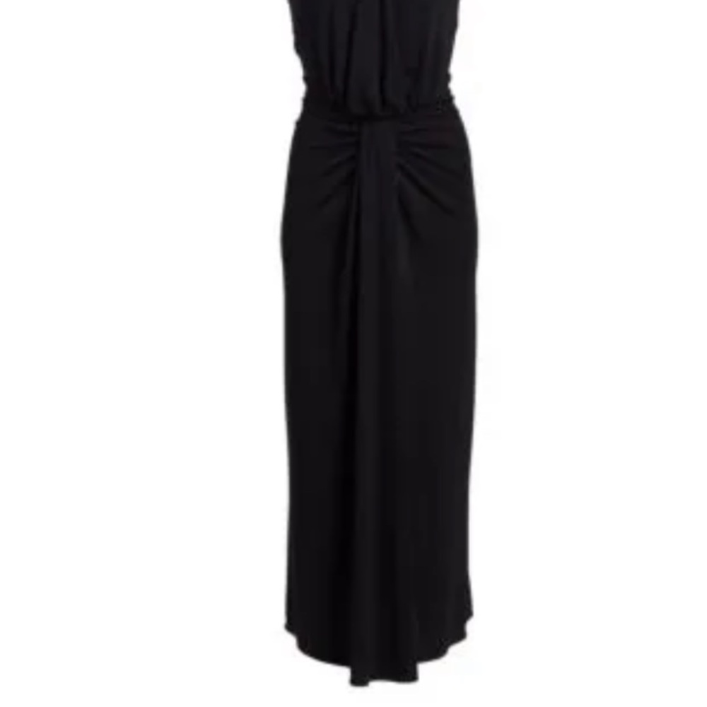 Gorgeous black halter gown size 2